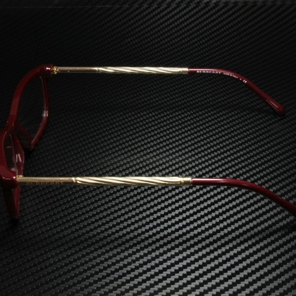Burberry Red and Gold Frame 54mm Eyeglasses - Picture 2 of 5